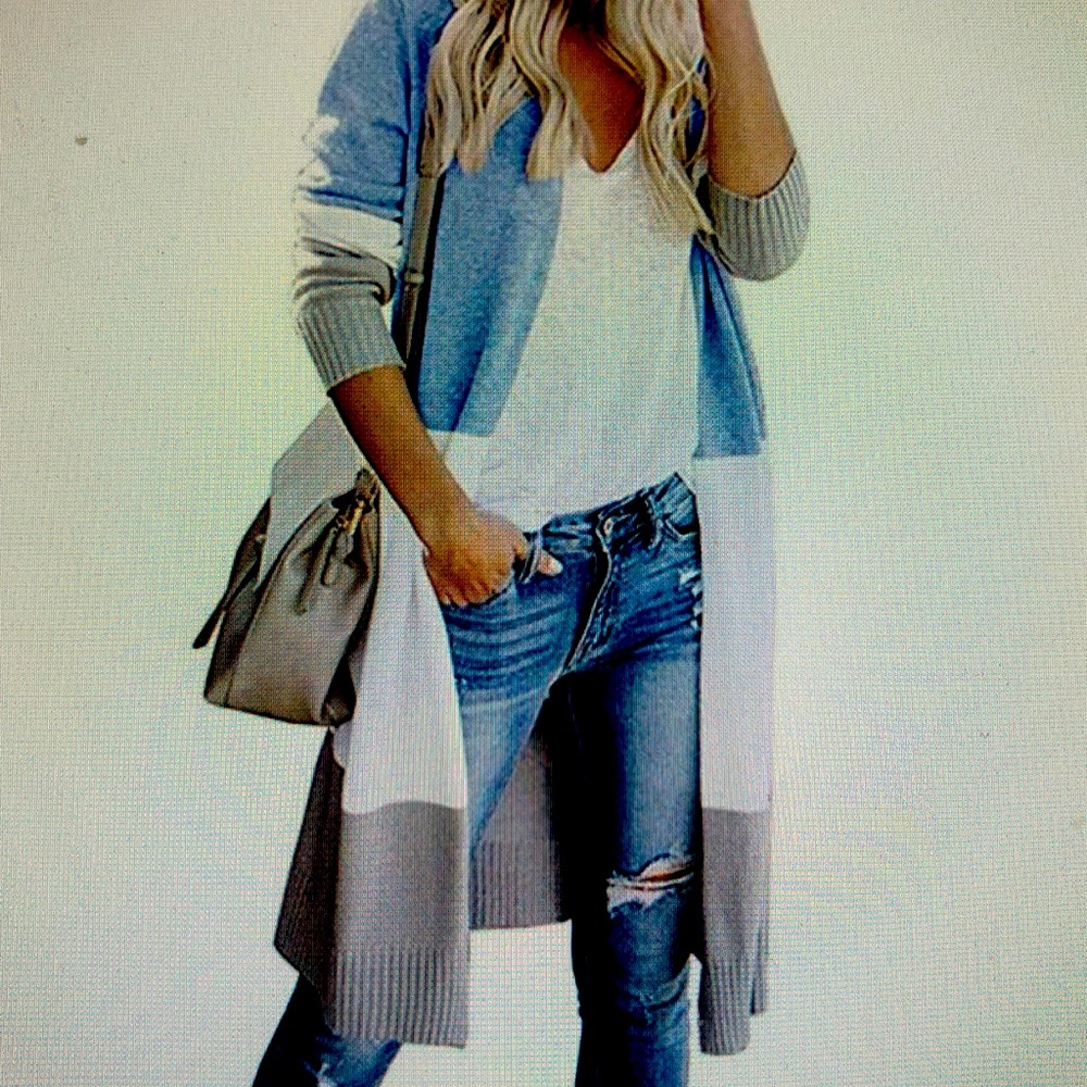 BoHo Open Front Sweater